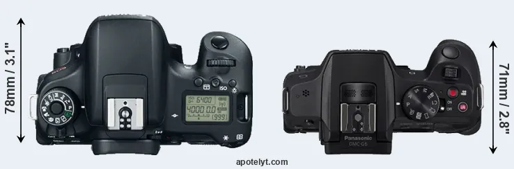 Compare T6s versus G6 top