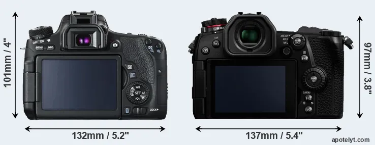 Comparison T6s or G9 rear