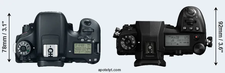 Compare T6s versus G9 top