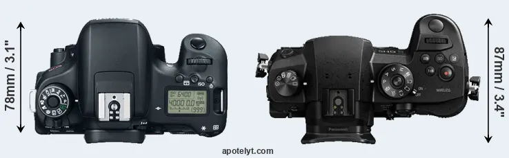 Compare T6s versus GH5 top