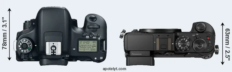 Compare T6s versus GX8 top