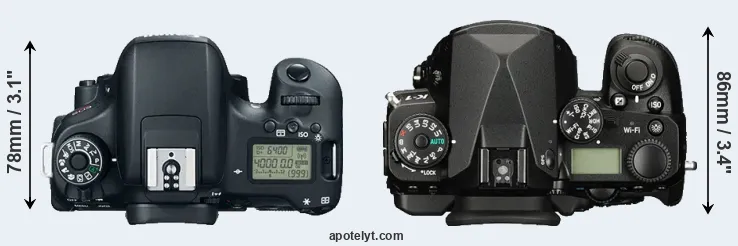 Compare T6s versus K-1 top
