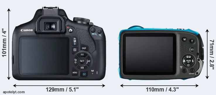 Comparison T7 or XP130 rear