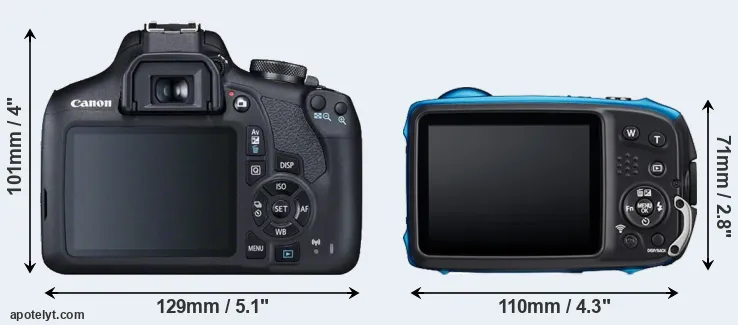 Comparison T7 or XP140 rear