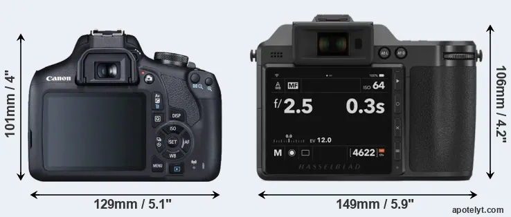 Comparison T7 or X2D 100C rear