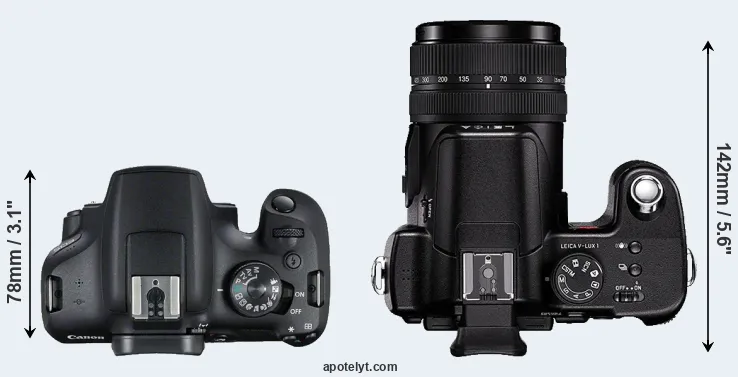 Compare T7 versus V-LUX 1 top