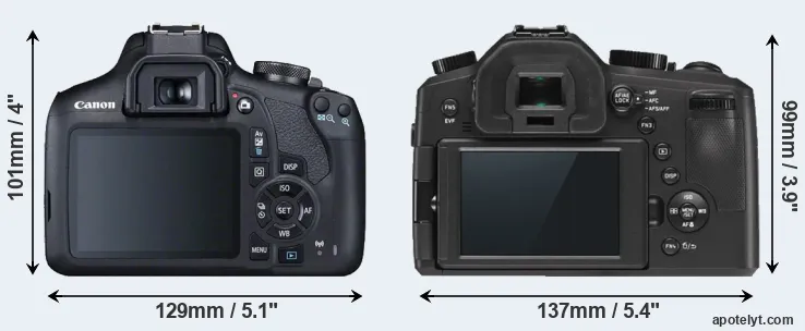 Comparison T7 or V-LUX Typ 114 rear
