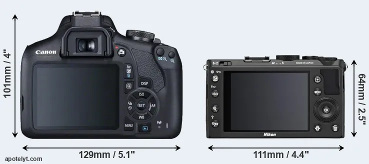 Comparison T7 or Coolpix A rear