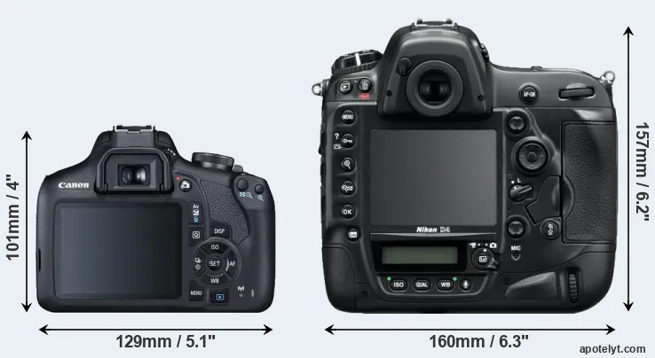 Comparison T7 or D4 rear