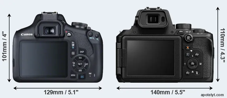 Comparison T7 or P950 rear