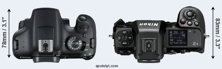 Compare T7 versus Z8 top