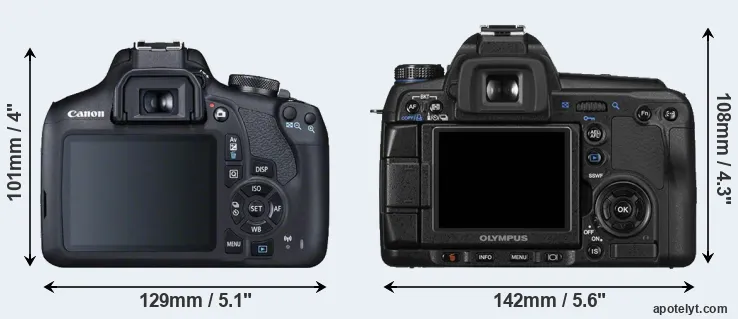Comparison T7 or E-30 rear