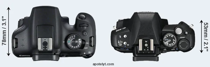Compare T7 versus E-450 top