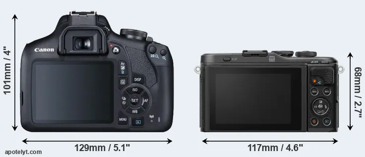 Comparison T7 or E-PL10 rear