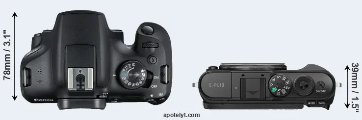 Compare T7 versus E-PL10 top