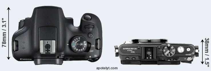 Compare T7 versus E-PL5 top