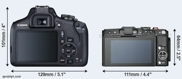 Comparison T7 or E-PL6 rear