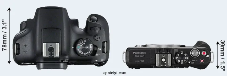Compare T7 versus GX1 top
