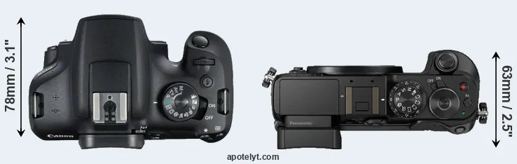 Compare T7 versus GX8 top