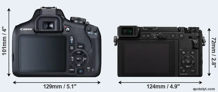 Comparison T7 or GX9 rear