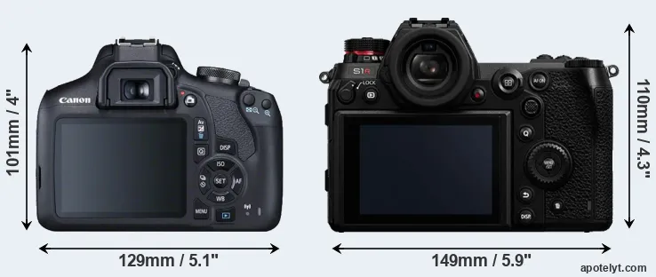 Comparison T7 or S1R rear
