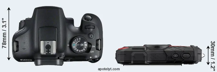 Compare T7 versus WG-60 top