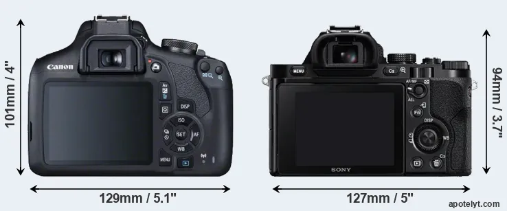 Comparison T7 or A7 rear