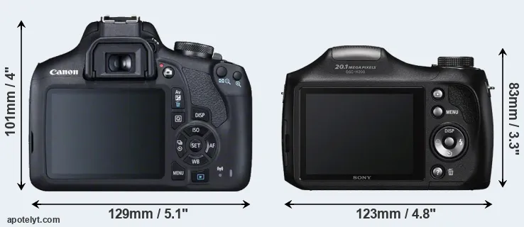 Comparison T7 or H200 rear
