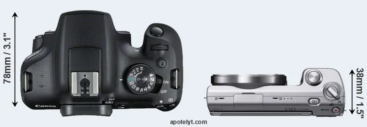 Compare T7 versus NEX-5 top