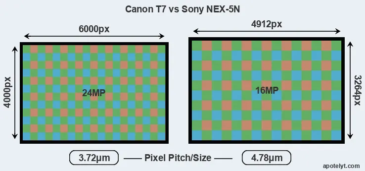 T7 versus NEX-5N MP