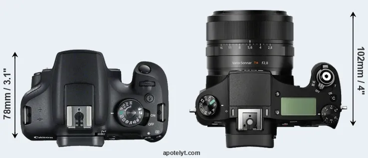 Compare T7 versus RX10 top