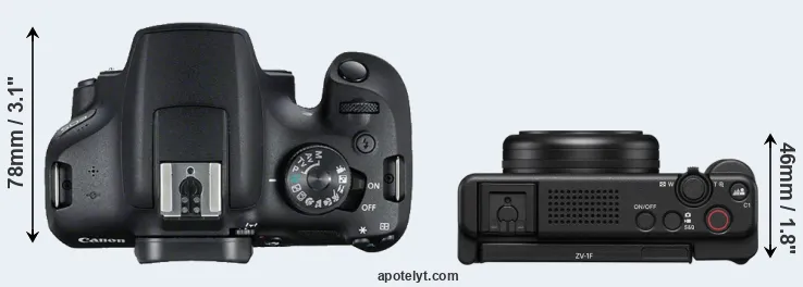 Compare T7 versus ZV-1F top