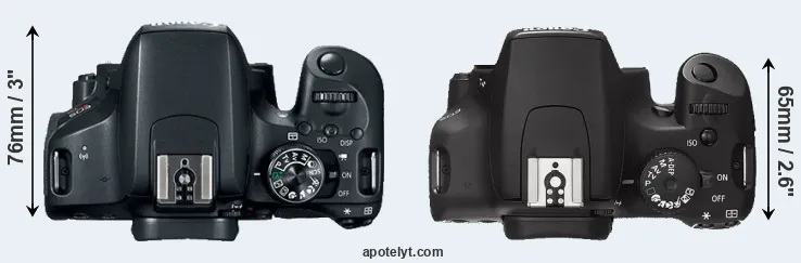 Compare T7i versus XS top