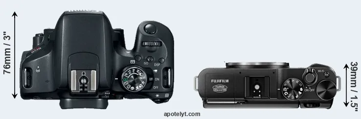 Compare T7i versus X-M1 top