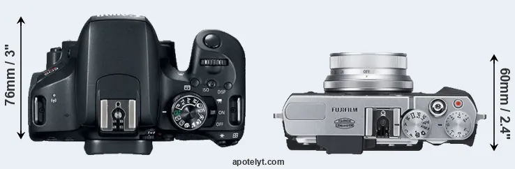 Compare T7i versus X30 top