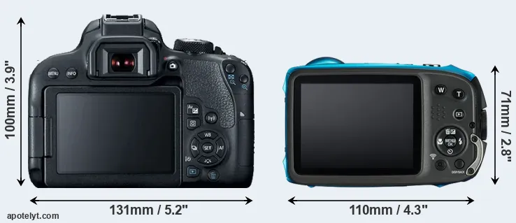 Comparison T7i or XP130 rear