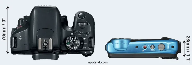 Compare T7i versus XP130 top
