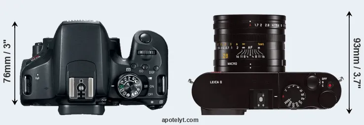 Compare T7i versus Q Typ 116 top