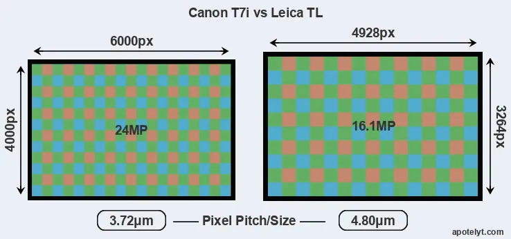 T7i versus TL MP