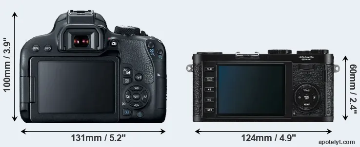 Comparison T7i or X1 rear