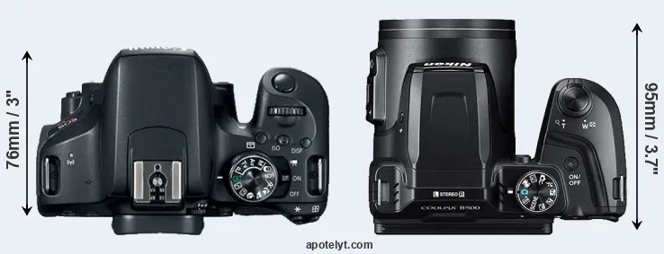 Compare T7i versus B500 top