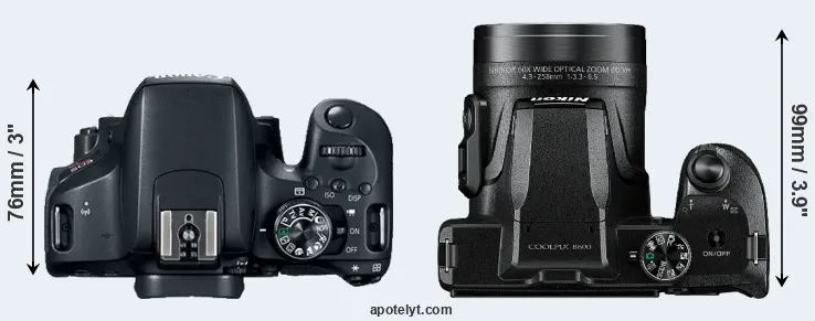 Compare T7i versus B600 top