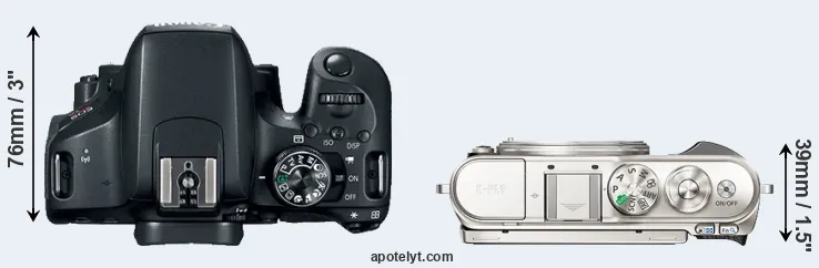 Compare T7i versus E-PL9 top