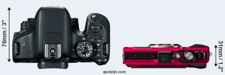 Compare T7i versus TG-4 top