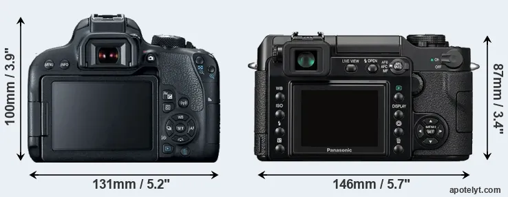 Comparison T7i or L1 rear