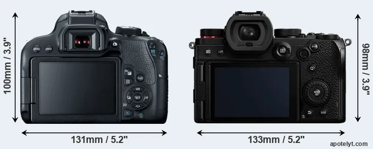 Comparison T7i or S5 rear