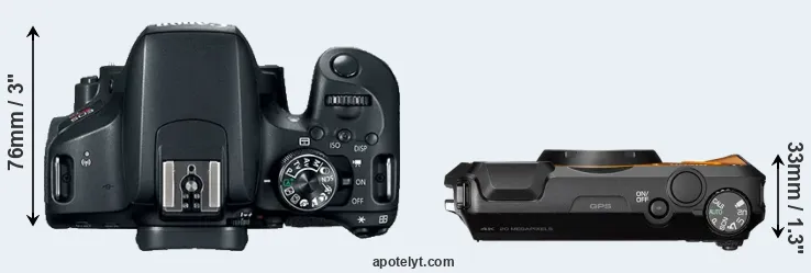 Compare T7i versus WG-6 top