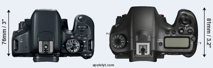 Compare T7i versus A68 top