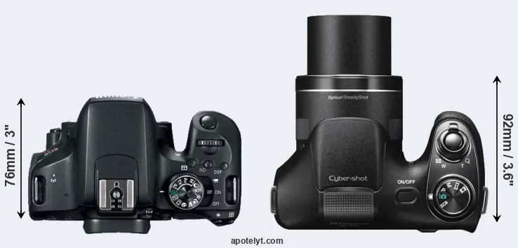 Compare T7i versus H300 top