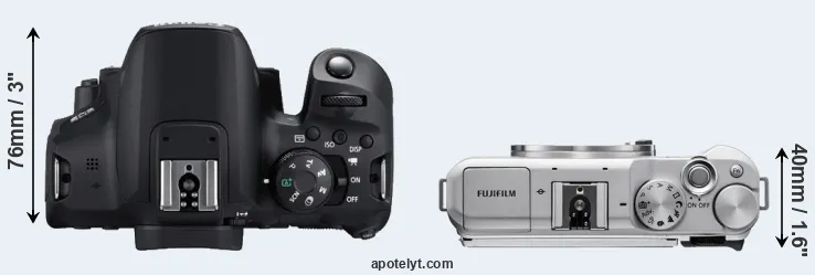Compare T8i versus X-A5 top